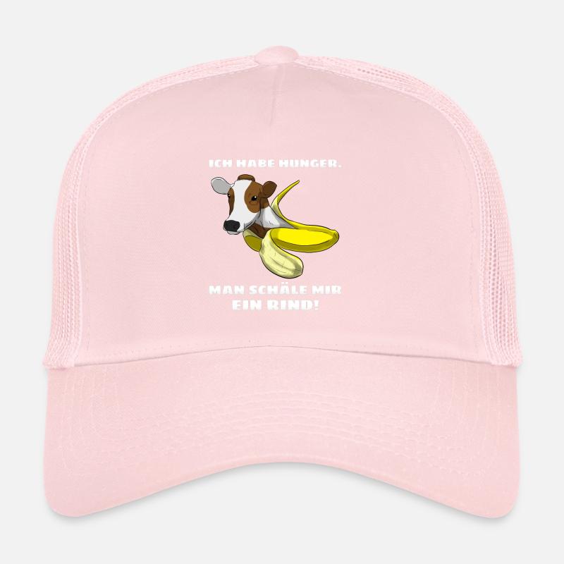 Ich habe Hunger Man schäle mir ein Rind Fleisch Trucker Cap