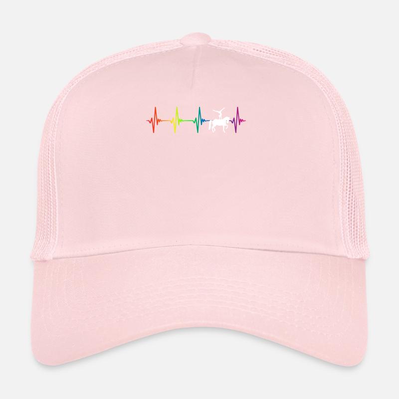 Vaulting Rainbow Heartbeat Casquette trucker 