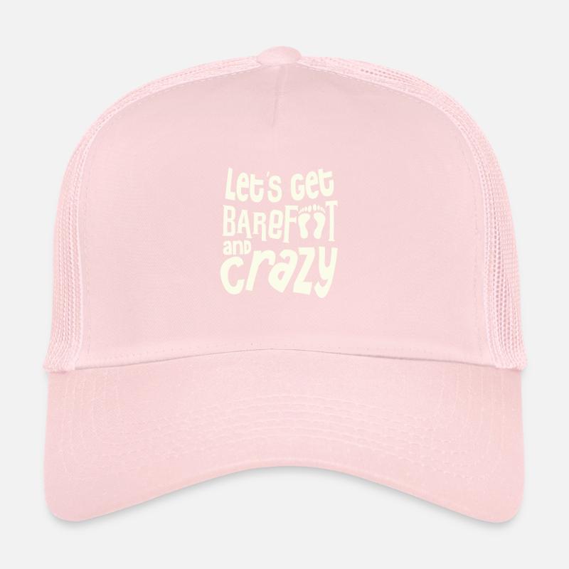 Pieds nus Casquette trucker 