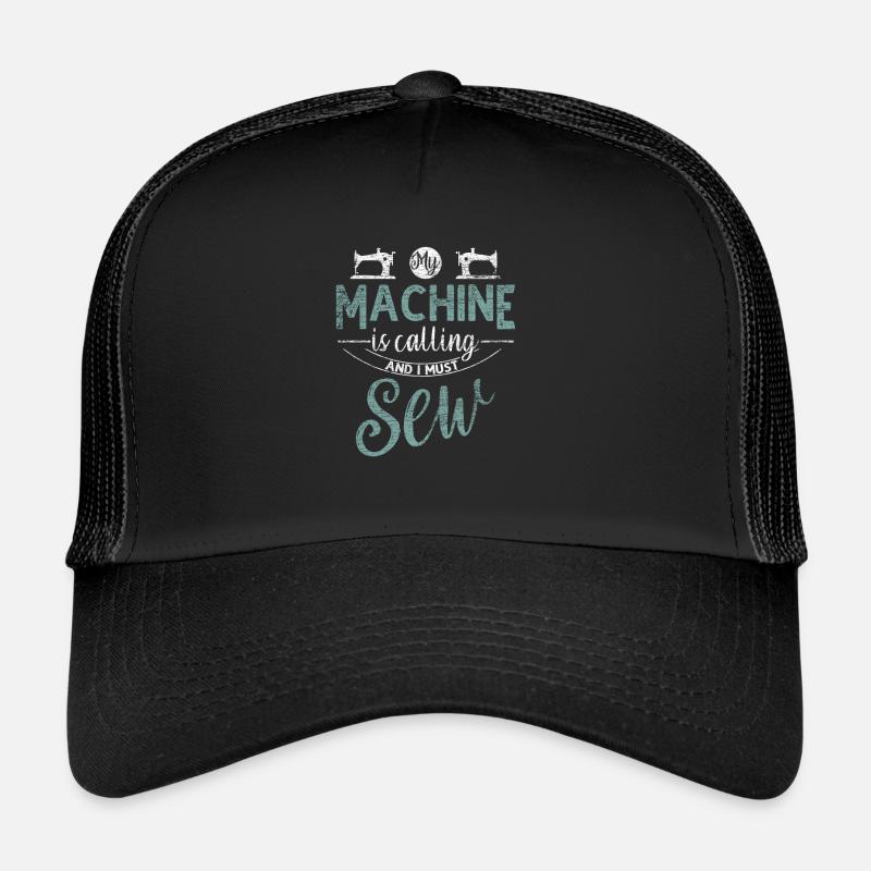 Sewing sewing machine Trucker Cap
