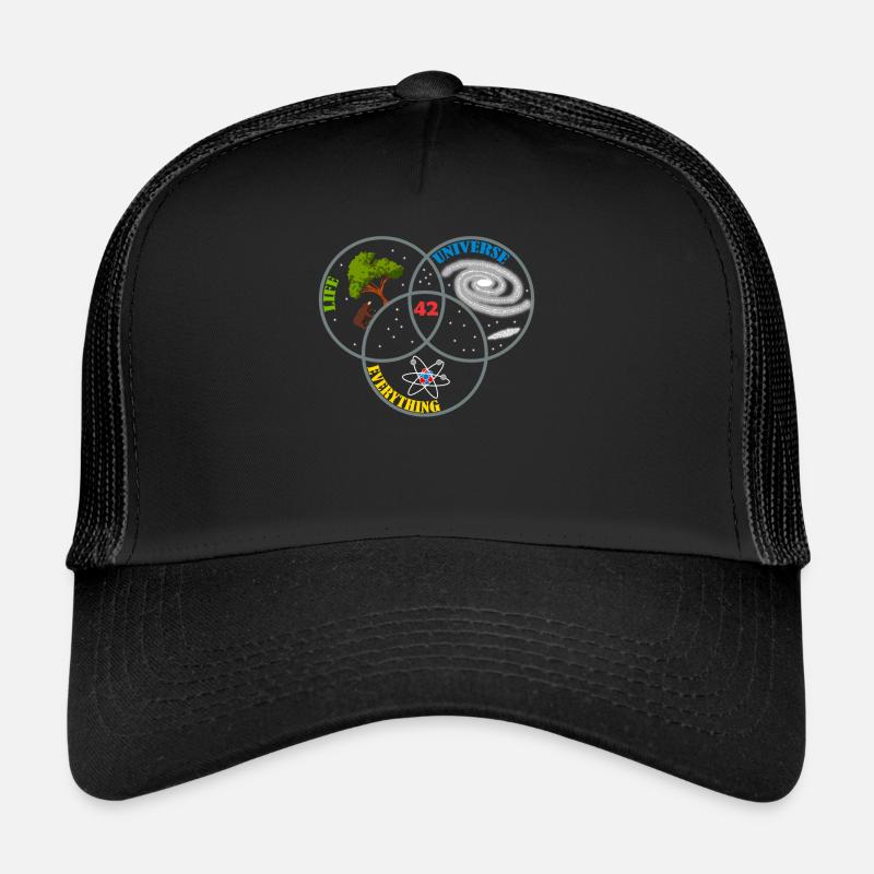 42 The Answer To All Universe Life Gift Trucker Cap