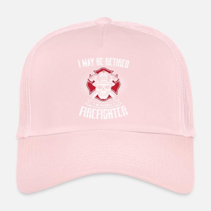 Retired Firefighter Trucker Cap