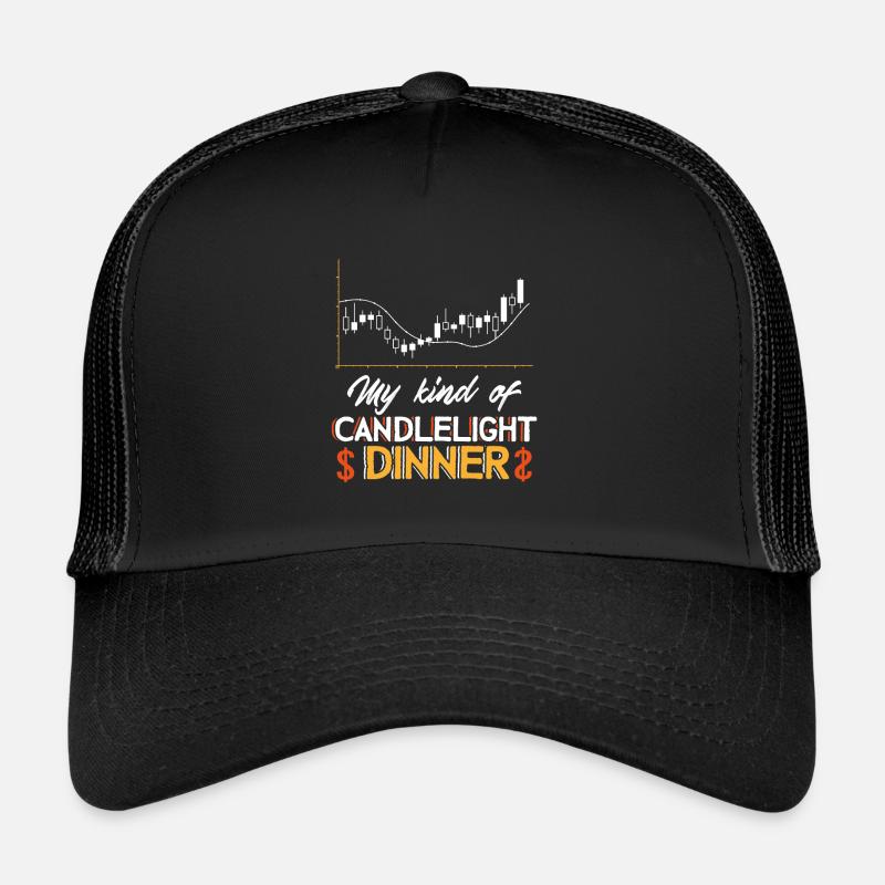 My Kind Of Candlelight Dinner Trader Trucker Cap