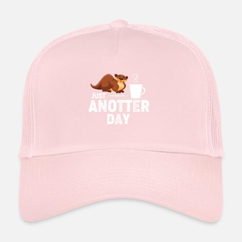 The otter with coffee Trucker Cap