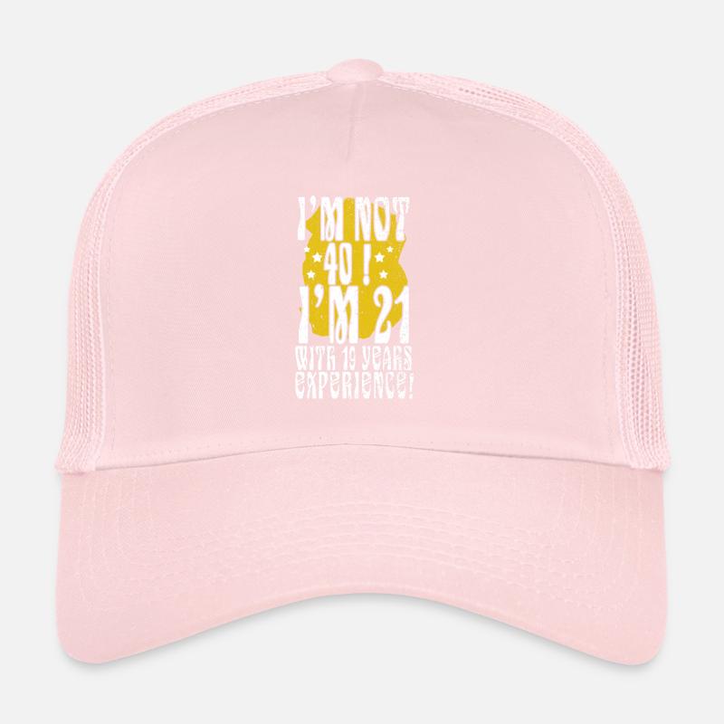 40th birthday Trucker Cap