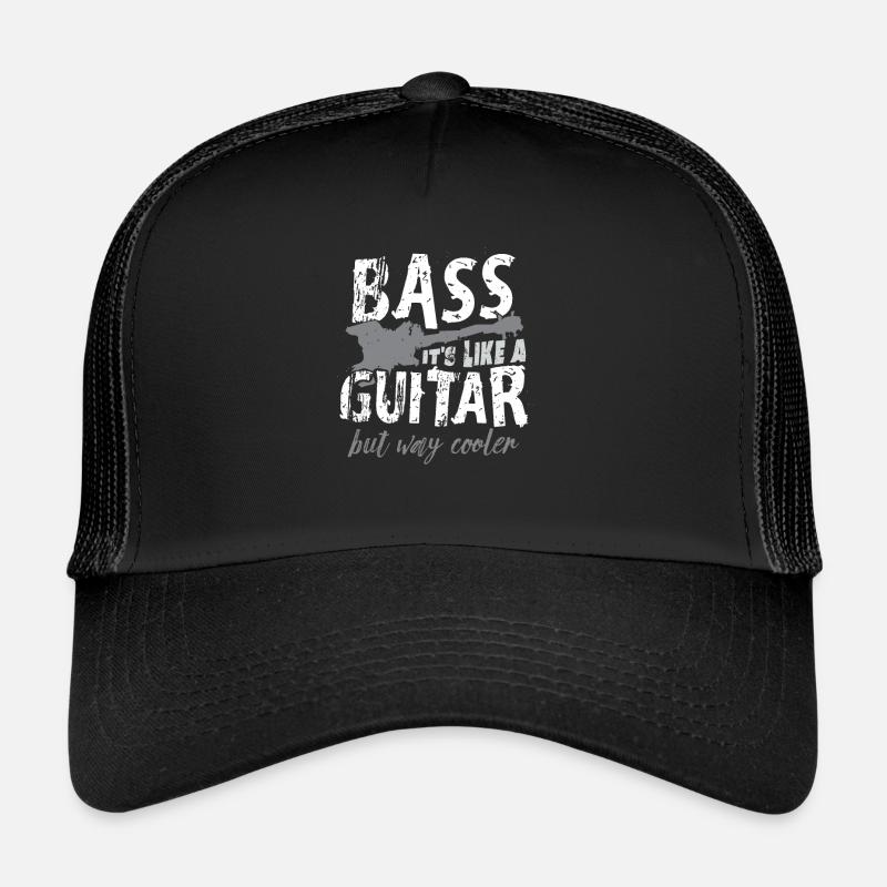 Bass guitar - Trucker Cap - black/black