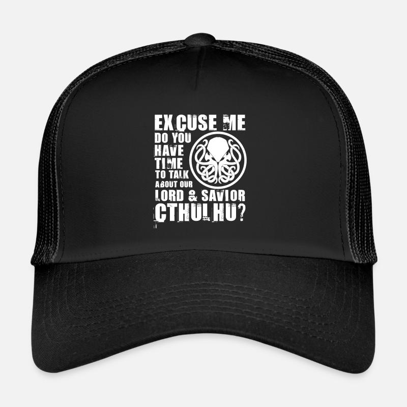 Cthulhu our Lord & Savior - Trucker Cap - black/black