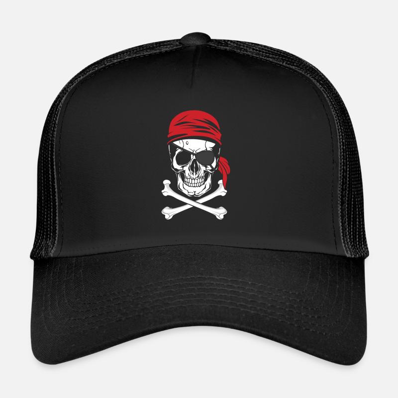 Pirate - pirate with eye patch Trucker Cap