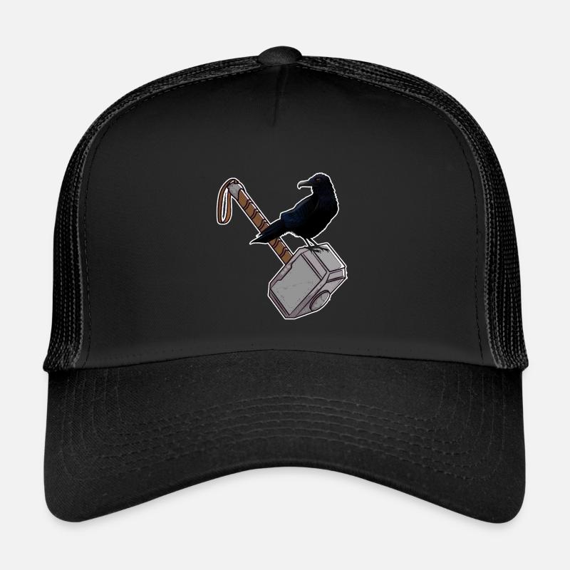 Thor Hammer Mjölnir Rabe Trucker Cap