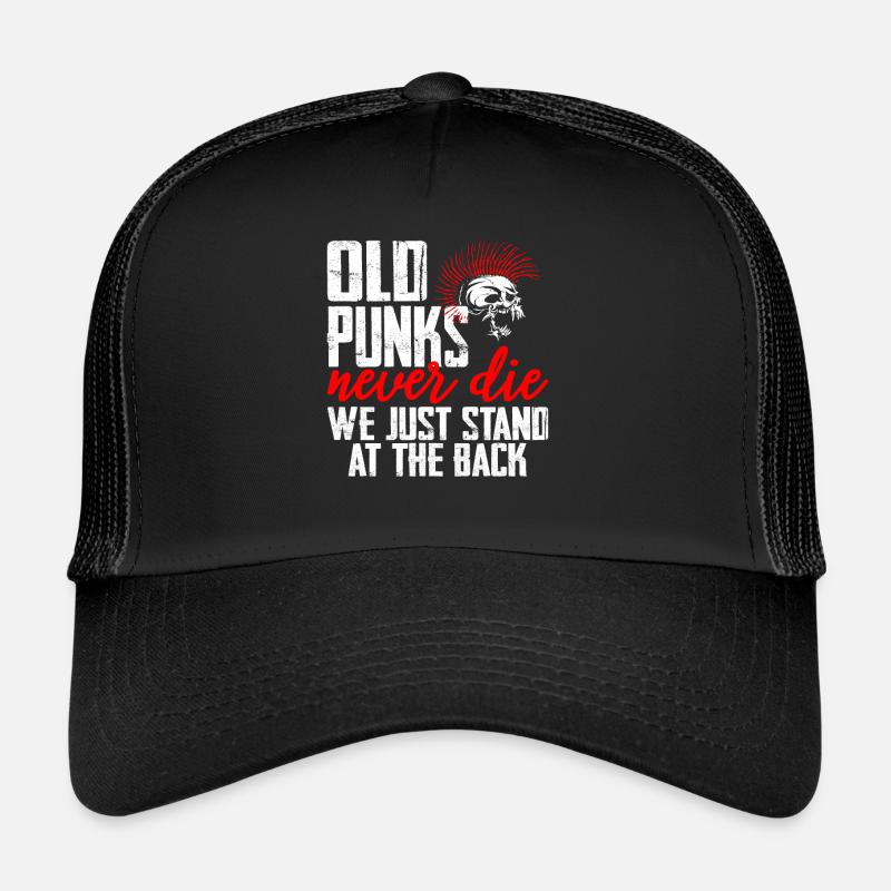 Punk rock punk music statement gift Trucker Cap