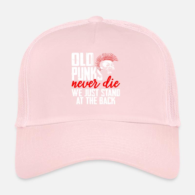Punk Rock Punker Musik Statement Geschenk Trucker Cap