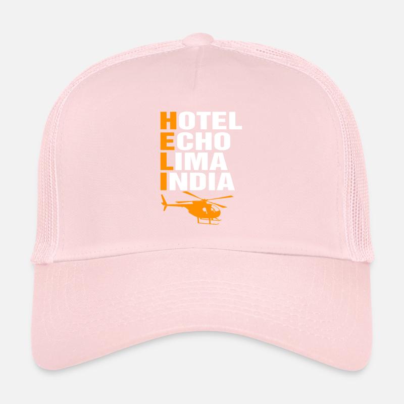 Hubschrauber Pilot Geschenk I Helikopter Heli Trucker Cap