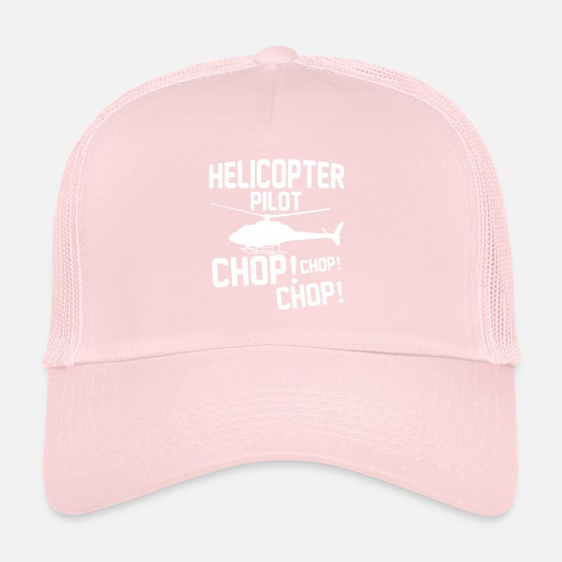 Hubschrauber Pilot Geschenk I Helikopter Heli Trucker Cap