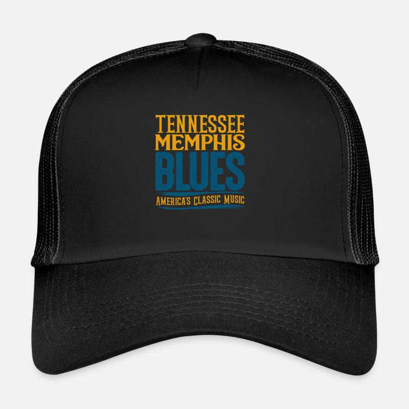 Blues - Trucker Cap - Schwarz/Schwarz