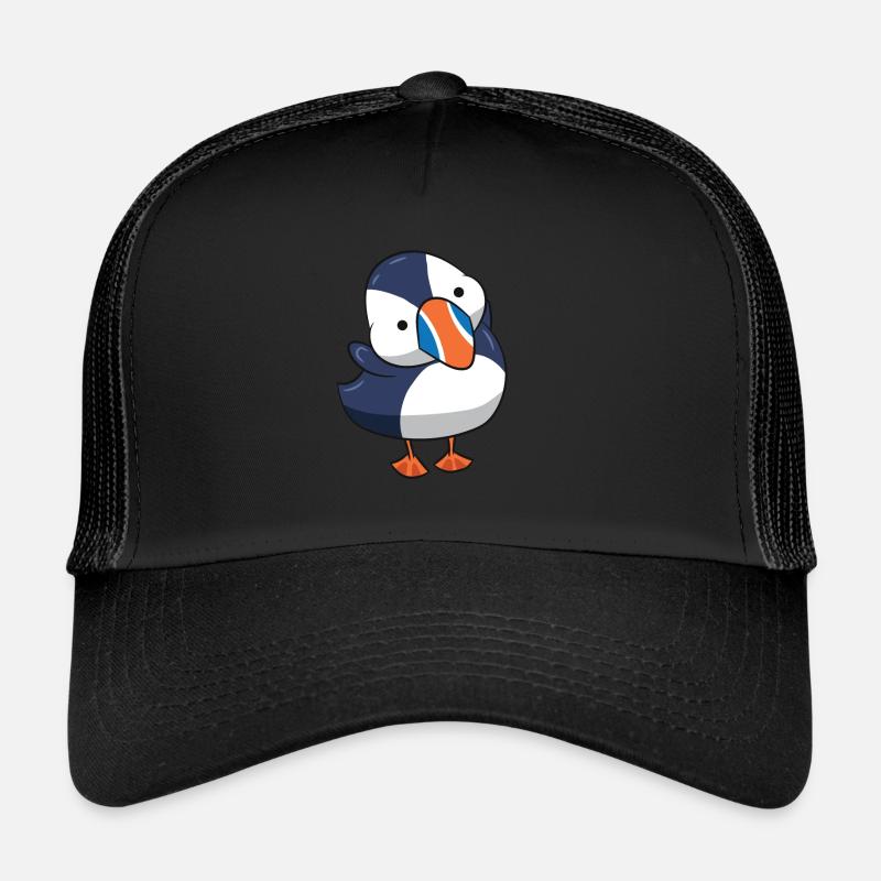 Puffins - cute and cuddly Trucker Cap