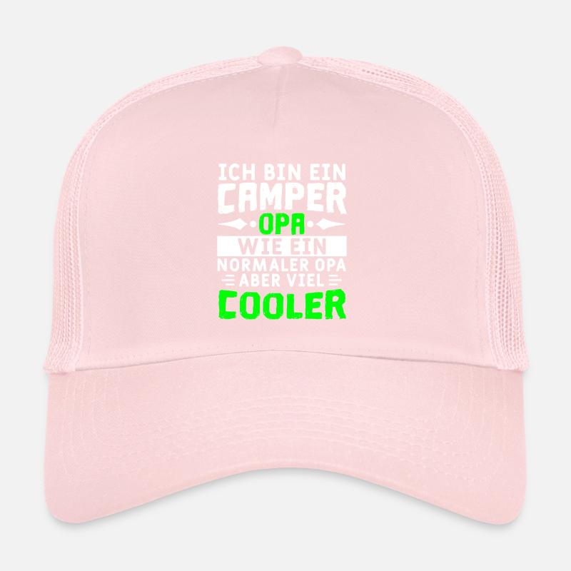 Ich bin ein Camper Opa Trucker Cap