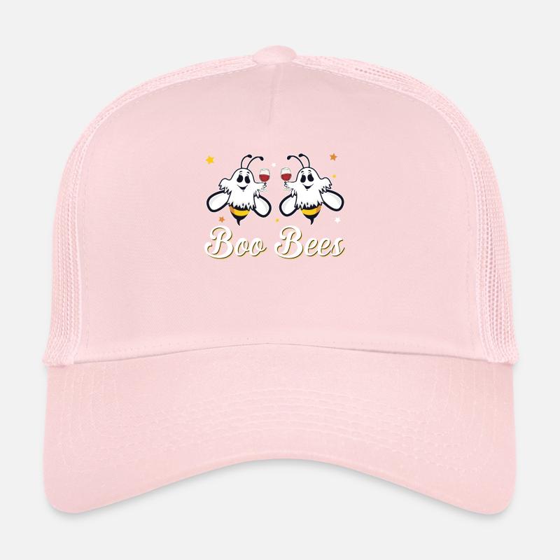 Boo Bees Wine Drinking Funny Halloween Bee Lovers Casquette trucker 