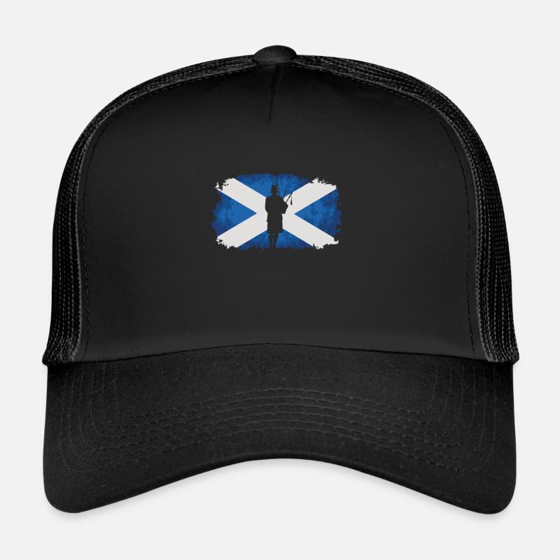 Cornemuse / Ecosse - drapeau / pays fa Casquette trucker 