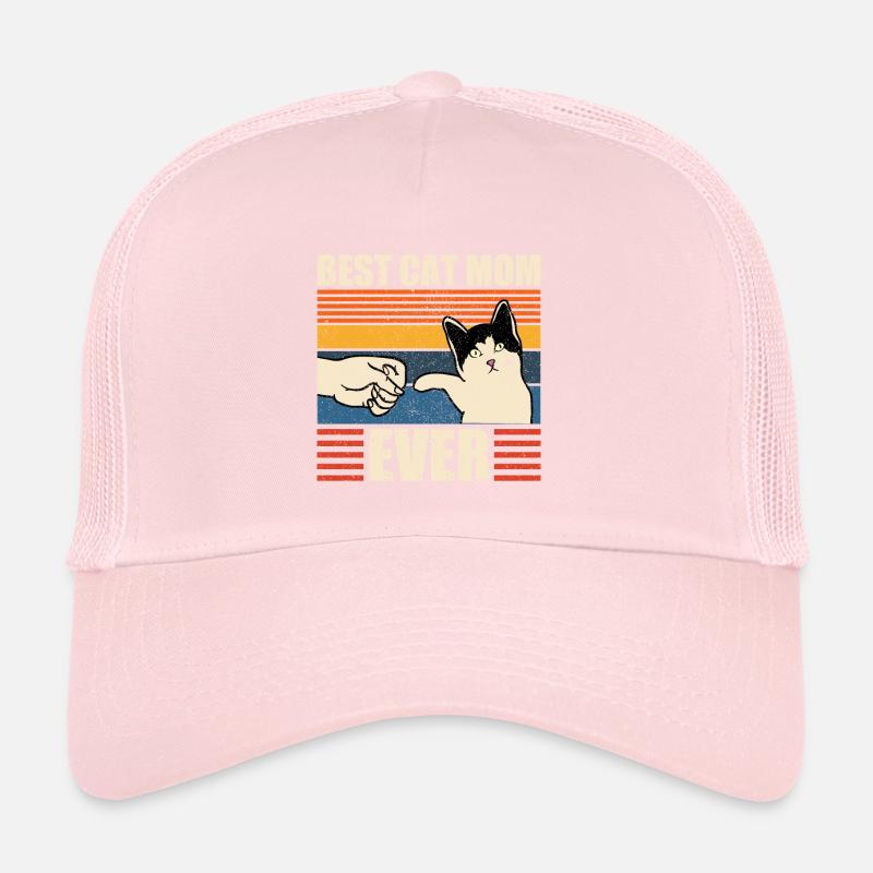 Best Cat Mom Ever Beste Katzen Mama Mutter Kitten Trucker Cap