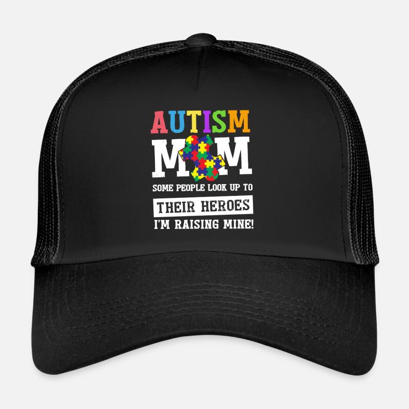 Chemise maman autisme Casquette trucker 