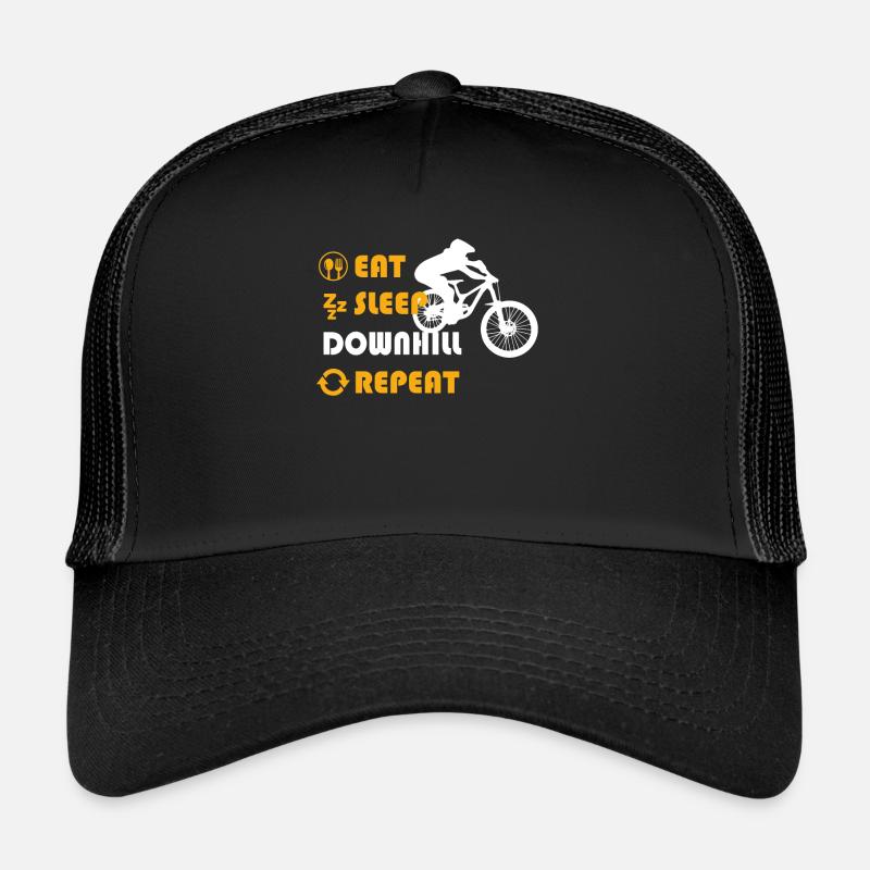 Downhill Graphic Tshirt Trucker Cap