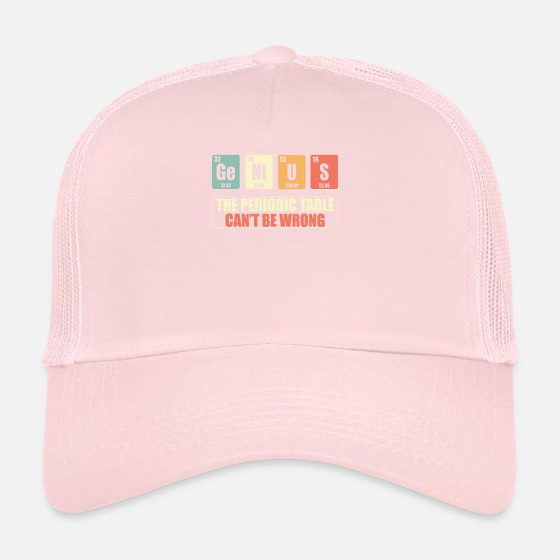Genious Perodic Table Trucker Cap