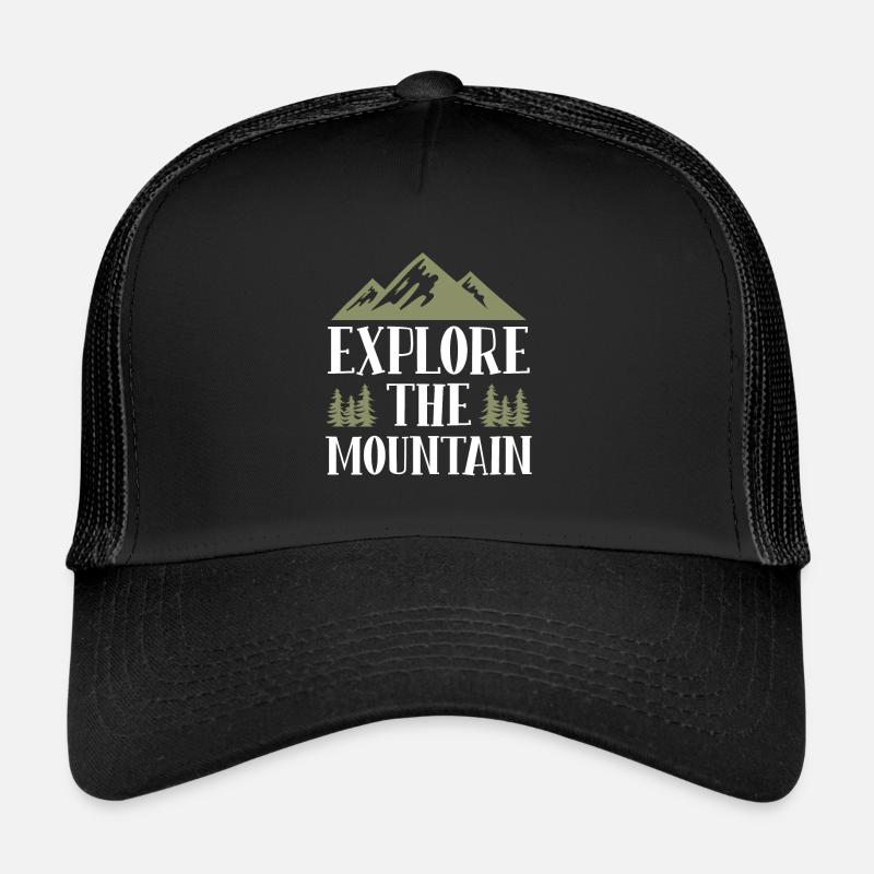 Explorez Mountains Say Mountains Casquette trucker 