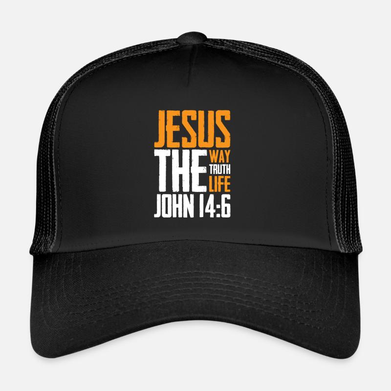 Jésus vie bible verset foi Casquette trucker 