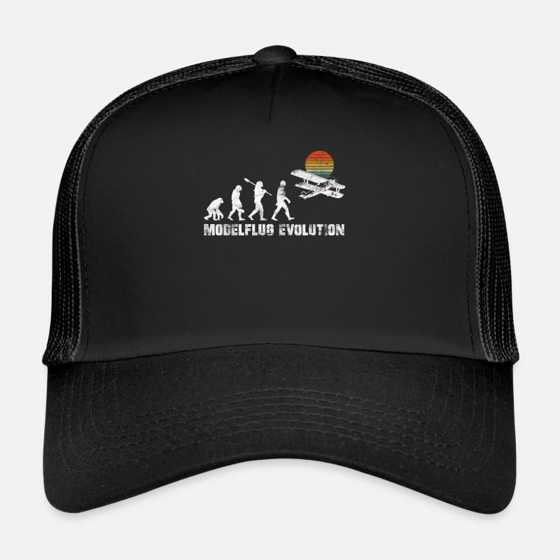 Modellflug Sport Evolution Pilot Flugzeug Spruch M Casquette trucker 
