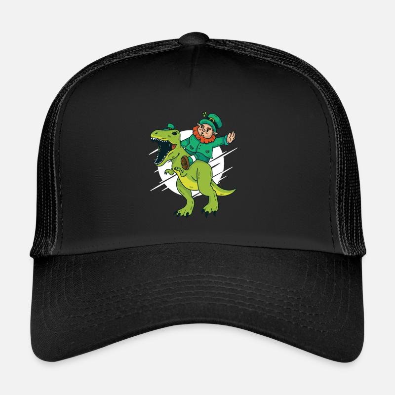 Zwerg reitet Dino Trucker Cap