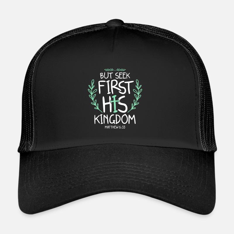 Bible verset Bible Jésus foi Casquette trucker 
