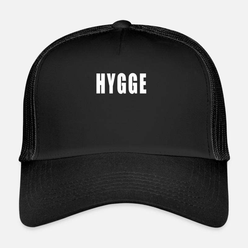 Hygge Danemark Dane Scandinavie Danoise sagesse Casquette trucker 