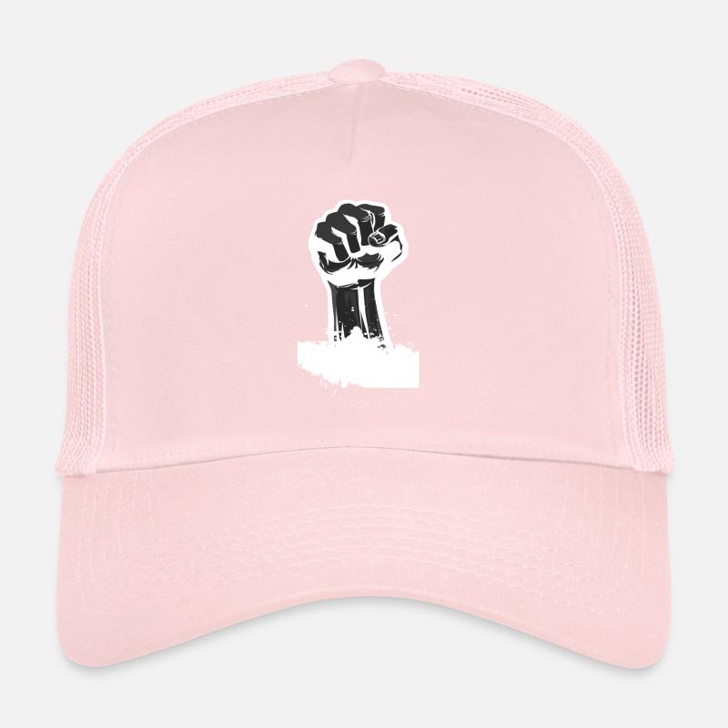 Cadeau de poing de révolution Casquette trucker 