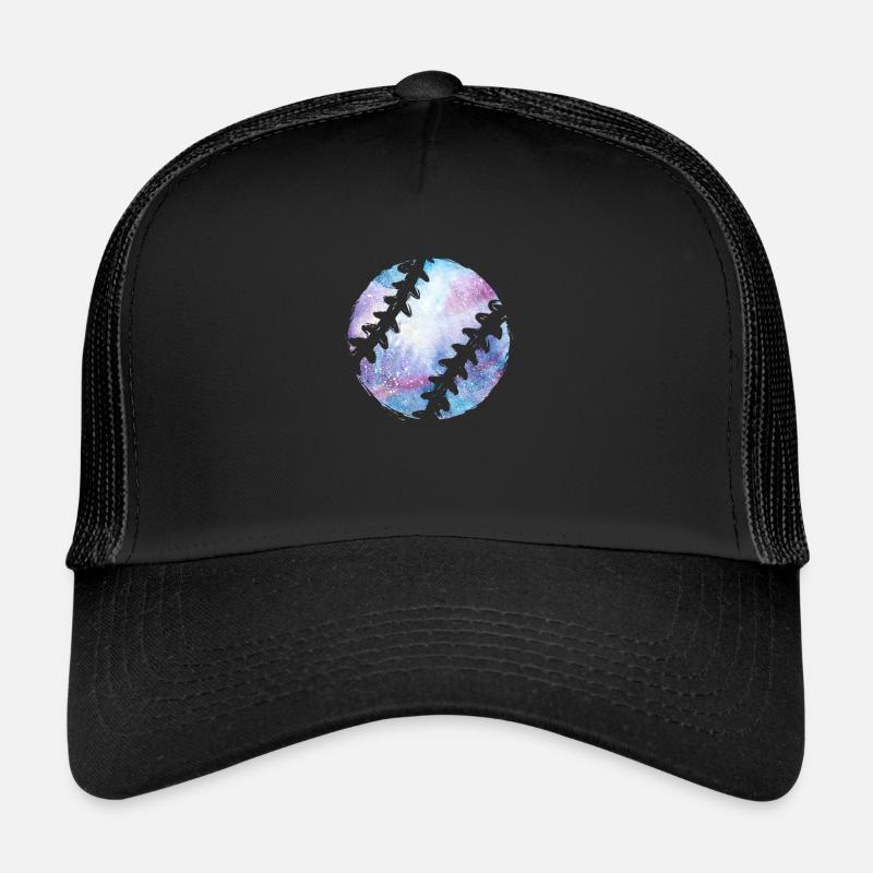 Baseball Baseballer - Trucker Cap - Schwarz/Schwarz