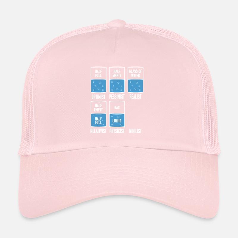 Physics Glässer Optimist Pessimist Realist Nihilist Trucker Cap