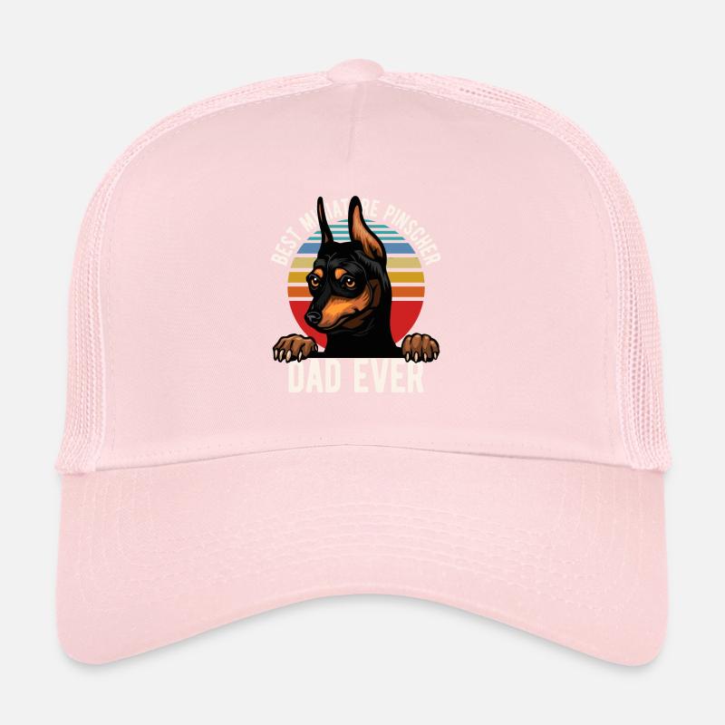 Best Miniature Pinscher Dad Ever Casquette trucker 