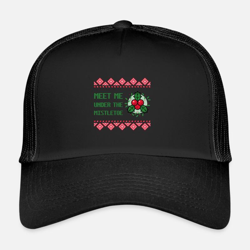 Ugly Christmas Ugly Sweater - Trucker Cap - Schwarz/Schwarz