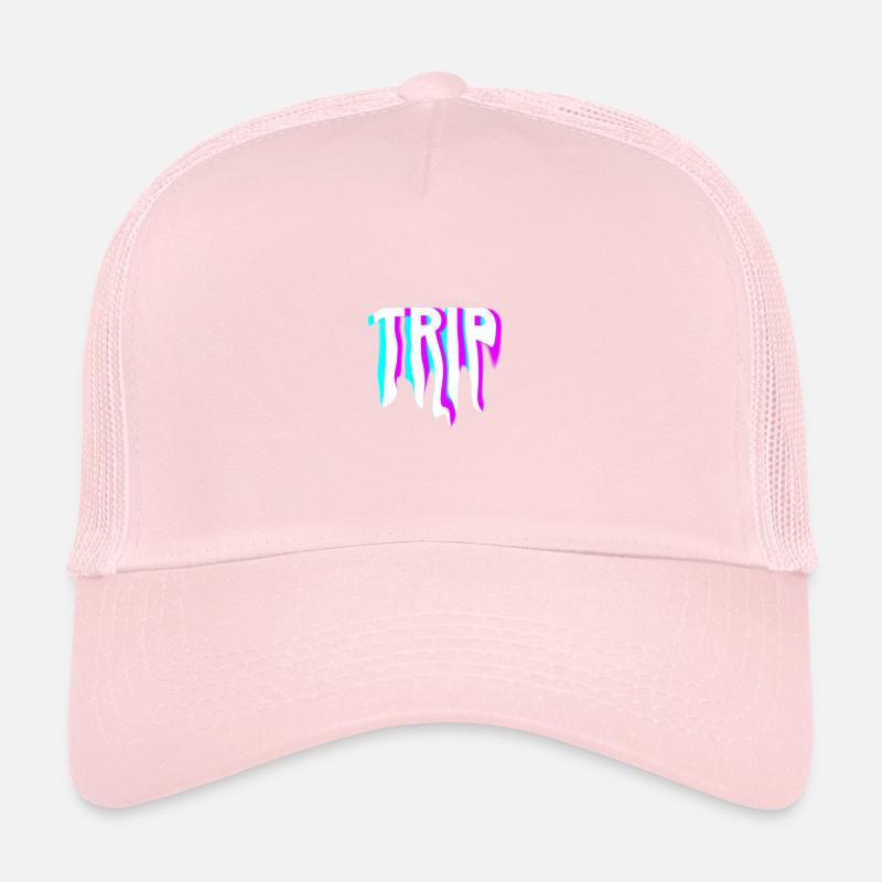 Drogue Trip Substance psychoactive Psychédélique LSD Casquette trucker 