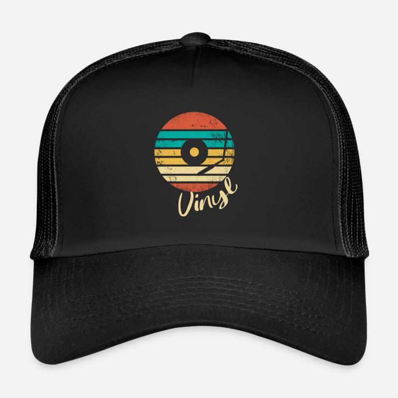 Vinyl Schallplatte - Trucker Cap - Schwarz/Schwarz