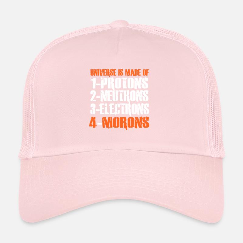 Proton Neutron Electron Moron Universe Atoms Trucker Cap