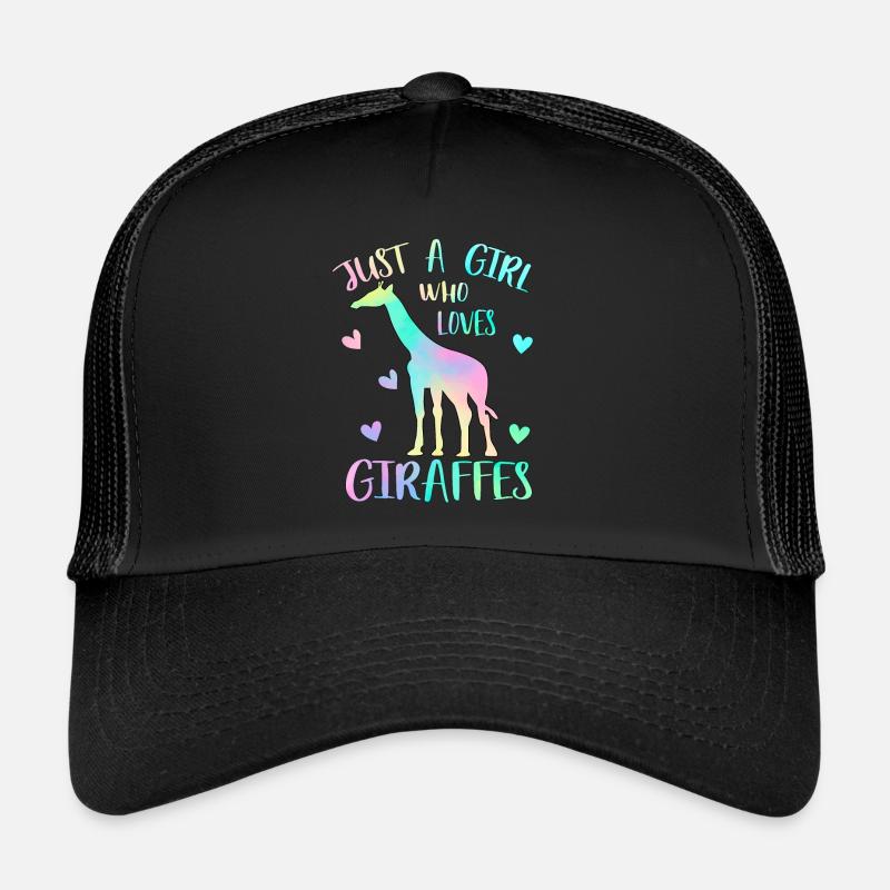 Nur ein Mädchen, das Giraffen liebt Trucker Cap