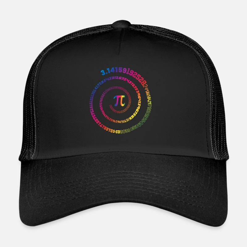 Mathematics Pi 3,145 Spiral Trucker Cap