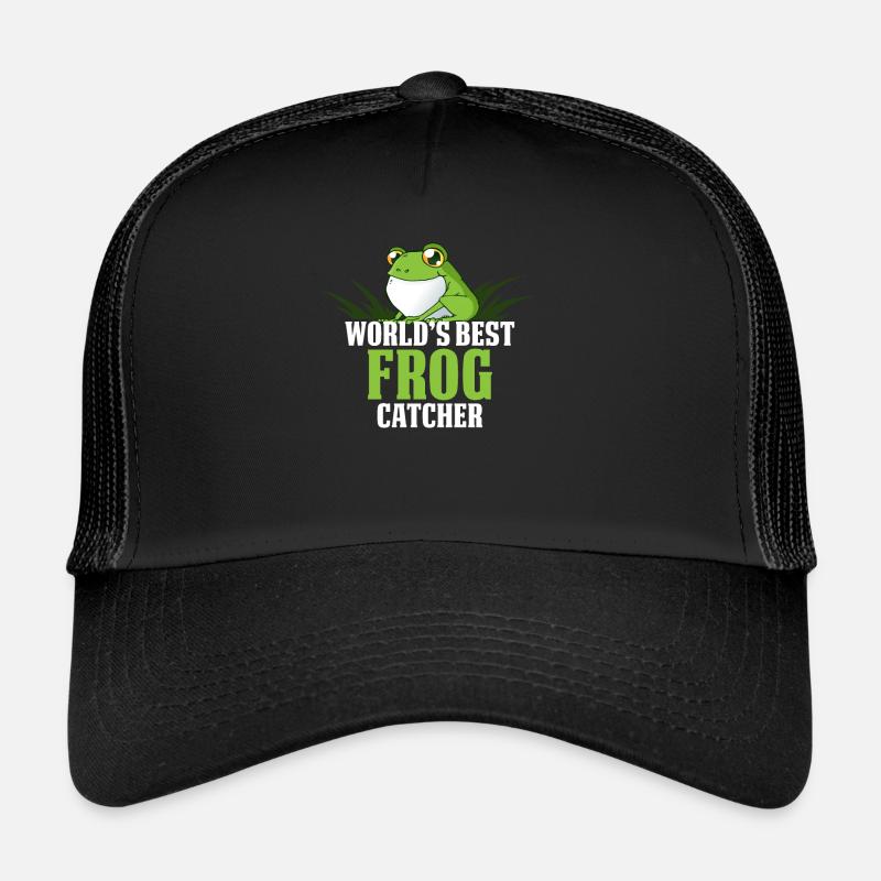 Frog Hunter Frog Catcher Trucker Cap