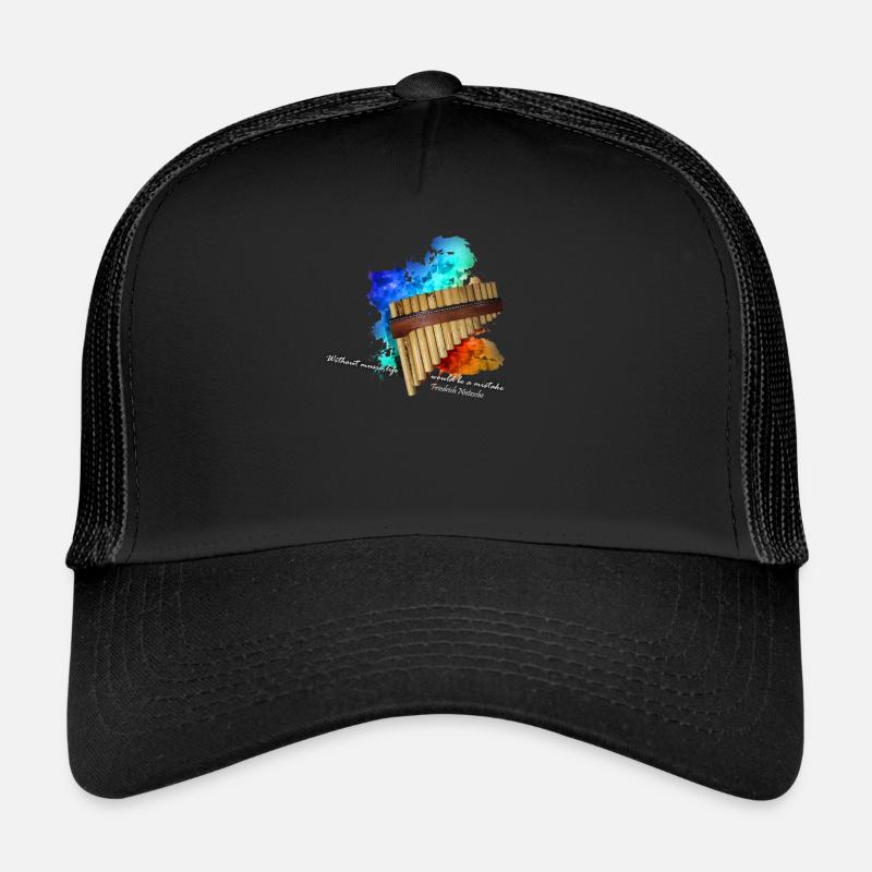 pan flute Trucker Cap
