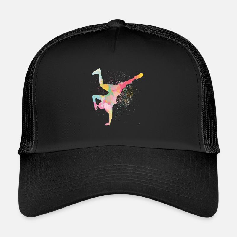 Art vintage de breakdance Casquette trucker 