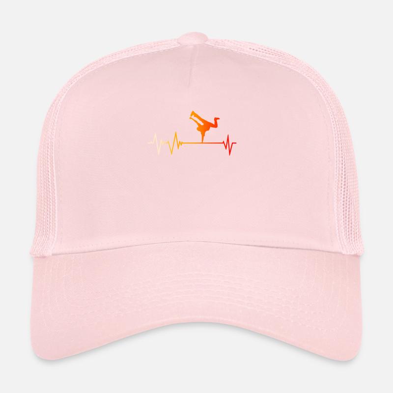 Battement de cœur de breakdance Casquette trucker 