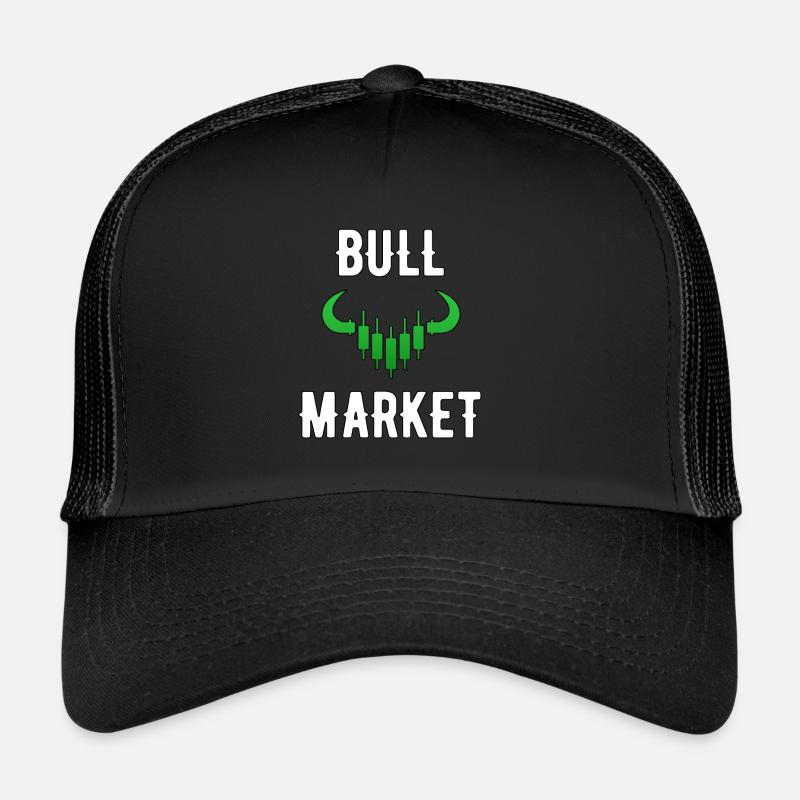 Marché boursier marché haussier marché haussier trading trader Casquette trucker 