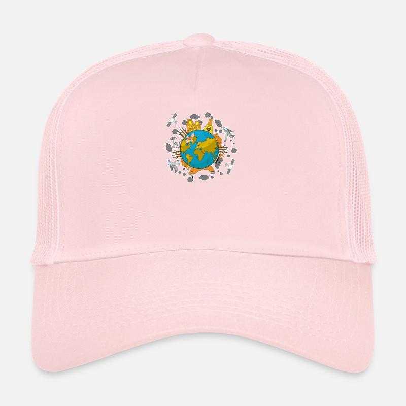 Pollution pour les écologistes Casquette trucker 