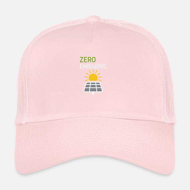 Soleil solaire zéro émission Casquette trucker 
