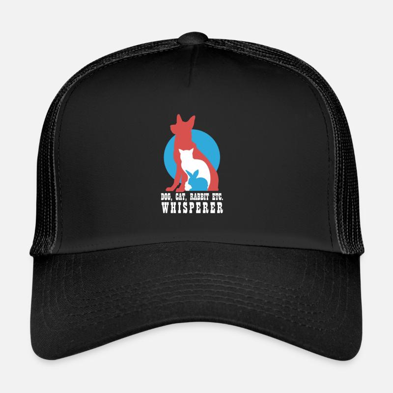 Tierarzt Tierpfleger Geschenkidee - Trucker Cap - Schwarz/Schwarz